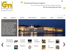 Tablet Screenshot of gmcorporateservices.com